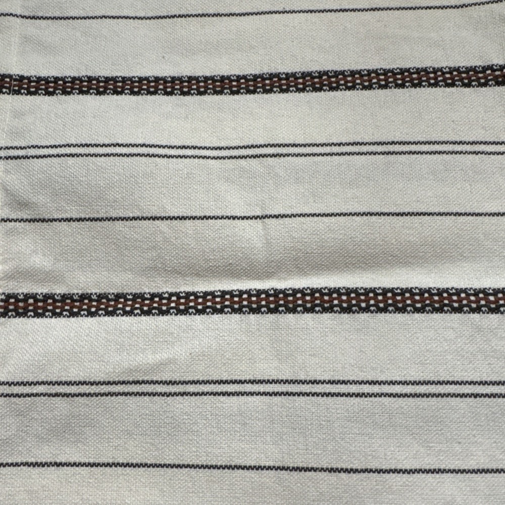 Hearth & Hand Magnolia Placemats Set 6 Fabric Cream Striped Fall Farmhouse Table